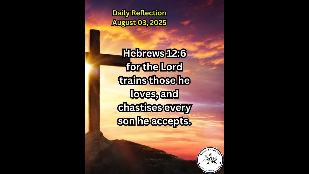 Daily Reflection August 03, 2025 #faith #bible #reflection