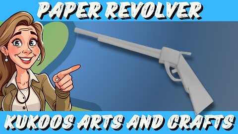 How to Make a Paper Revolver | Easy Origami Gun Tutorial