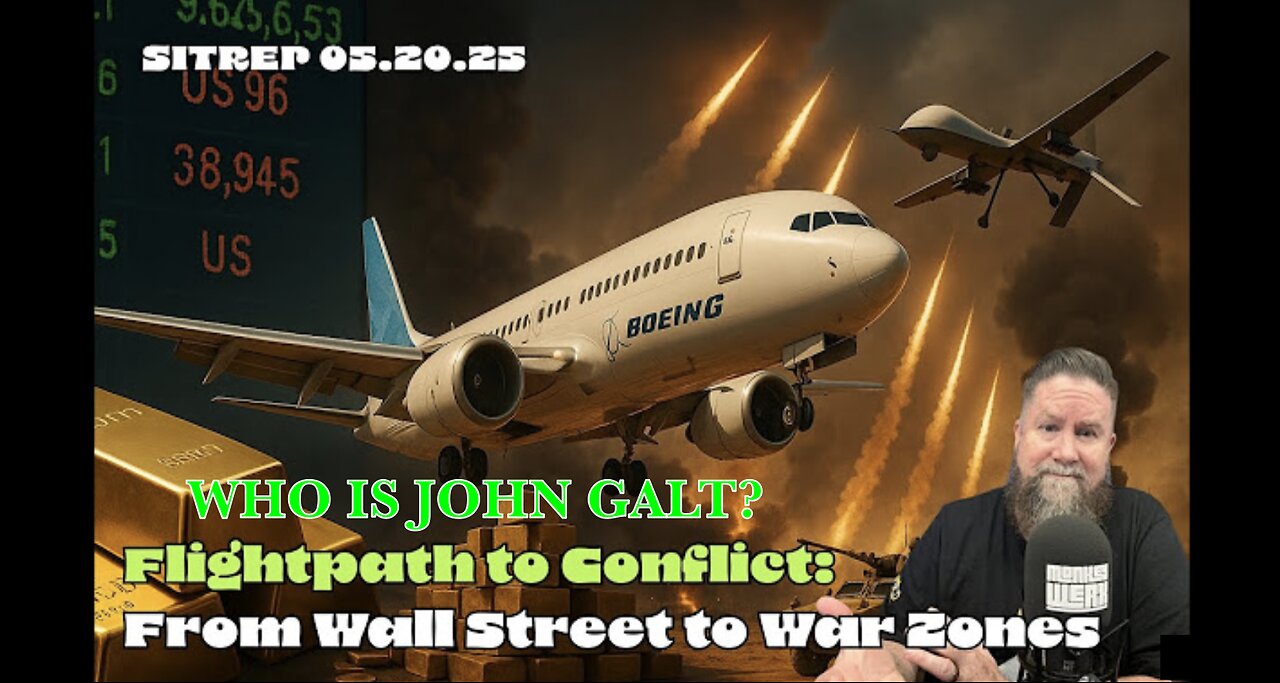 MONKEY WERX SITREP-Flightpath to Conflict: From Wallstreet to Warzones. WHO IS John Galt?