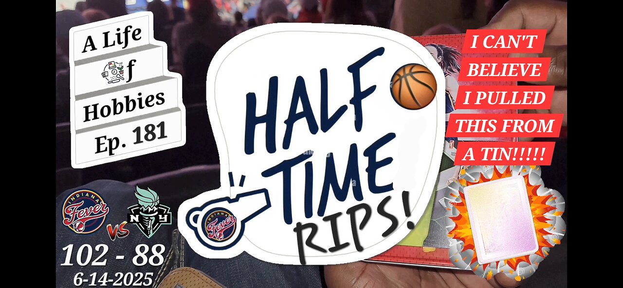 My BIGGEST PULL EVER!!! Half-Time Rips! 2024 Prizm WNBA Chasing CAITLIN CLARK!!! e181