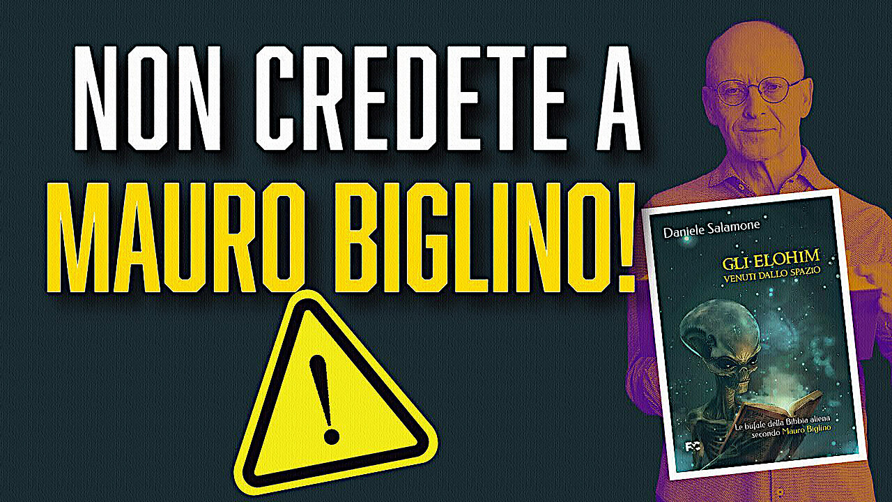 #FEDE & CULTURA - PROFESSOR GIOVANNI ZENONE: “NON CREDETE AL 'MASSONE' MAURO BIGLINO!!”=/🛑LE BUFALE DELLA BIBBIA ALIENA E LE FESSERIE PALEO ASTRONAUTICHE!! TUTTE COSE IN CUI NON CREDERE PER NON MANDARE IL CERVELLO ALL'AMMASSO!!\