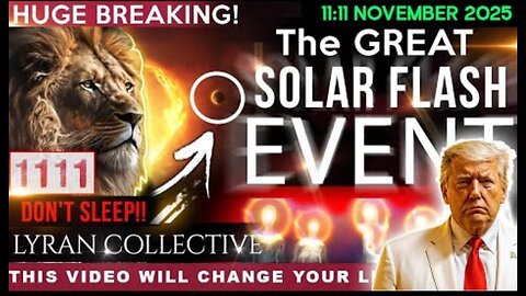 𝟏𝟏/𝟏𝟏 𝐍𝐨𝐯 𝐓𝐡𝐞 𝐌𝐀𝐒𝐒𝐈𝐕𝐄 𝐒𝐎𝐋𝐀𝐑 𝐅𝐋𝐀𝐒𝐇 𝐄𝐕𝐄𝐍𝐓!