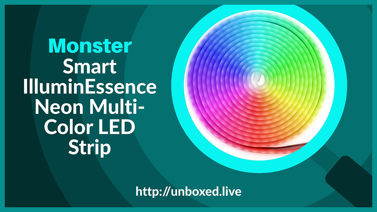 Monster Smart IlluminEssence Neon Multi-Color LED Strip - PLUGHITZ Live Unboxed