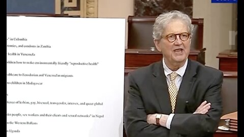 Sen. Kennedy Takes Floor, Lists ‘Spending Porn’ Trump Wants Rescinded