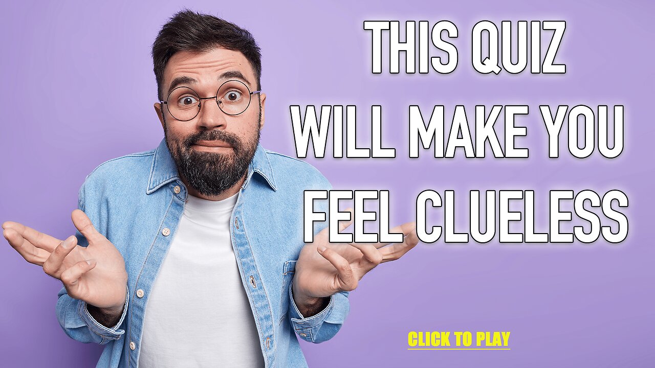 Oops this is a very HARD Knowledge Quiz