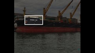 Tuapse. One of the tankers of the shadow fleet allegedly attacked in the port.