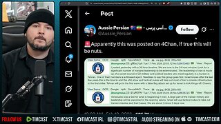 INSANE Post Says WAR With Iran Is ABOUT TO START