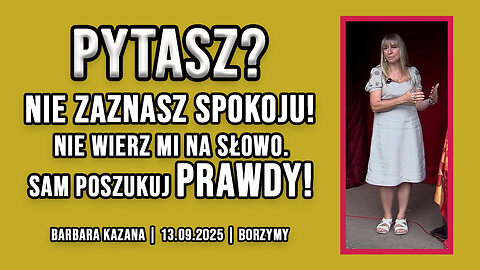 Kto pyta - nie... śpi po nocach! | Barbara Kazana | Babie Lato 2025