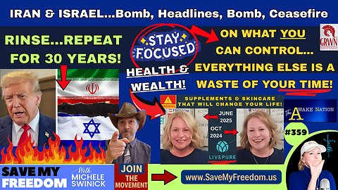 IRAN & ISRAEL...Bomb, Headlines, Bomb, Ceasefire...RINSE & REPEAT...For 30 YEARS!
