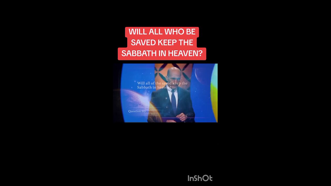 Keeping sabbath in heaven!