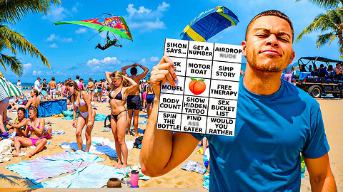 BEACH BINGO WITH STRANGERS