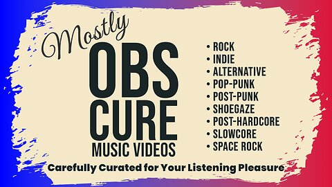 (Mostly) Obscure Music Videos