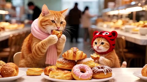 20 Episodes in 1! Tiger-Hat Kitten Ep41-60 Compilation- From Latin Dance Debut to HK Kung Fu Dream