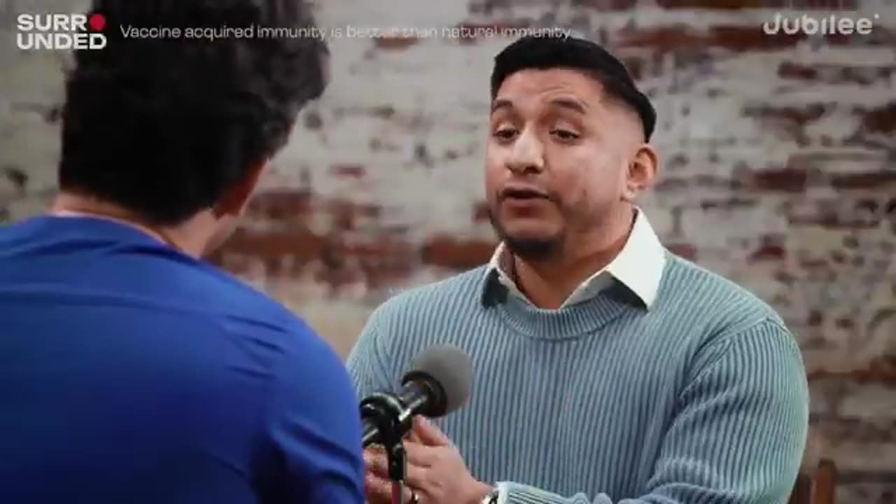 Watch @RealDoctorMike get GRILLED on Vaccines @jubileemedia 🔥