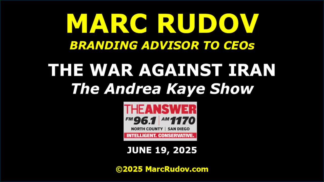 Rudov: Ramifications of the War Against Iran