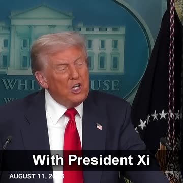 President Donald Trump Tout Friendship With President Xi