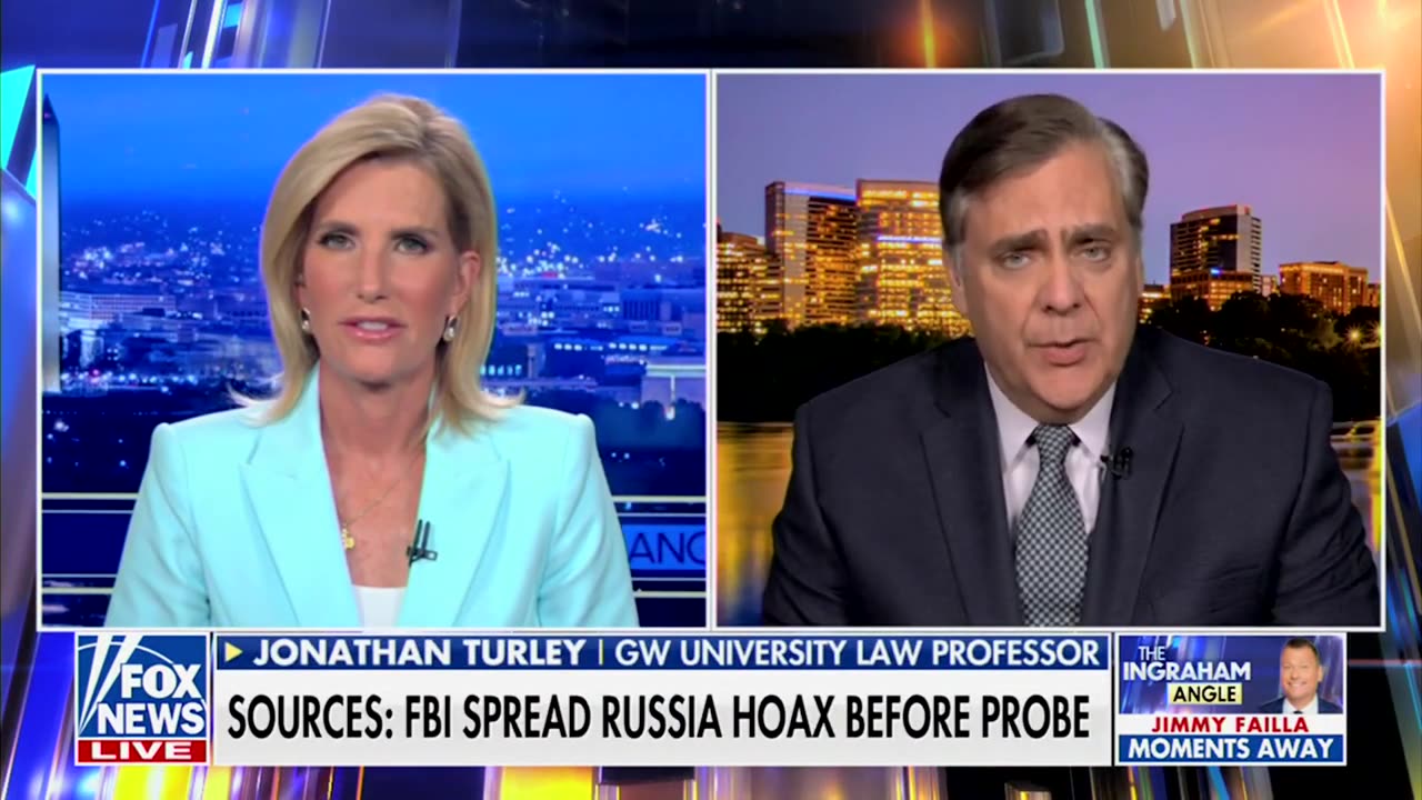 Turley Explains How Media And Clinton Campaign 'Derailed' Trump's First Term