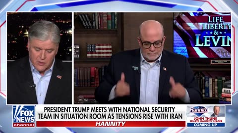 Mark Levin screams for war