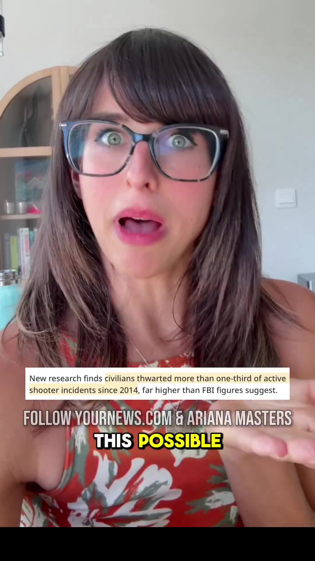 ARMED CIVILIANS THWARTED 48% OF ALL CRIMINAL SHOOTERS LAST YEAR...