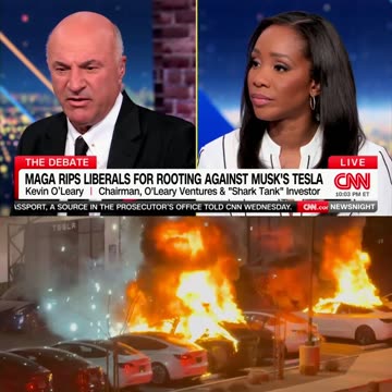 Kevin O’Leary delivers a harsh reality check to Tesla car burners : You’re going to ‘rot in hell in prison’