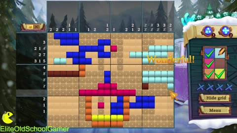 Adventure Mosaics Winter Holiday - Review and Walk-through - Level 39 - October 2025