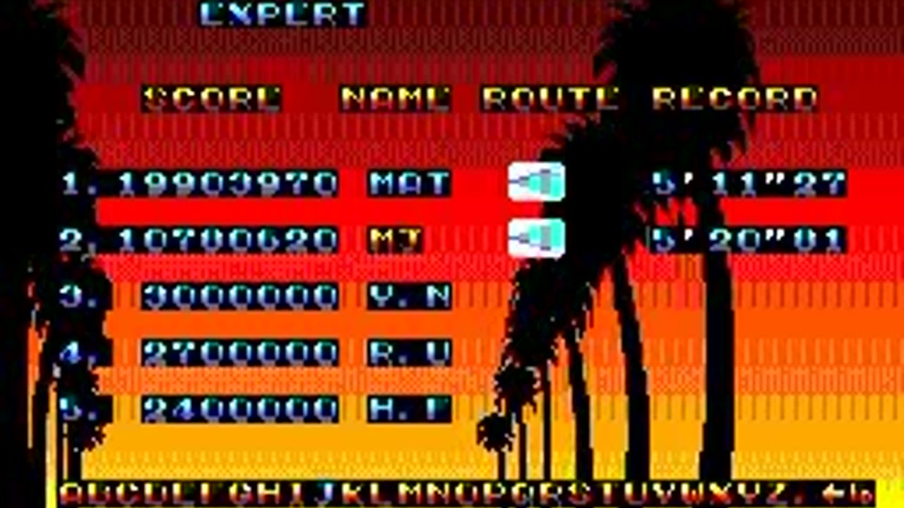 SMS Longplay - Out Run 3-D - EU
