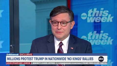 🚨 BREAKING: Speaker Johnson just dropped a TRUTH NUKE on No Kings