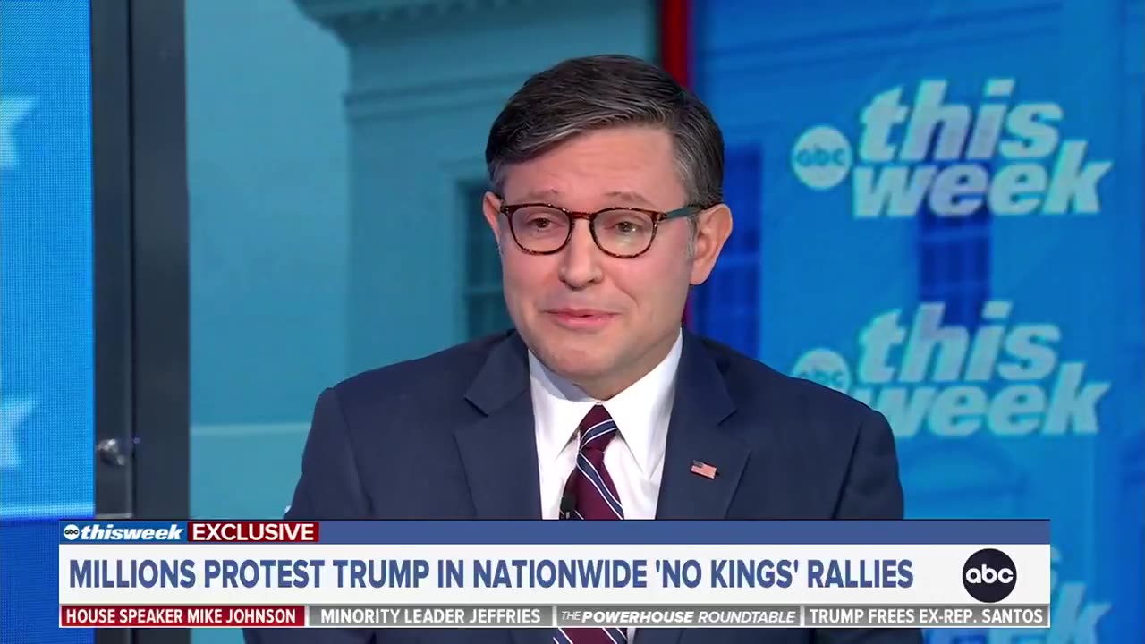 🚨 BREAKING: Speaker Johnson just dropped a TRUTH NUKE on No Kings