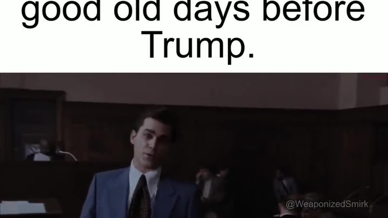 Democrats reminiscing about the good old days before Trump.