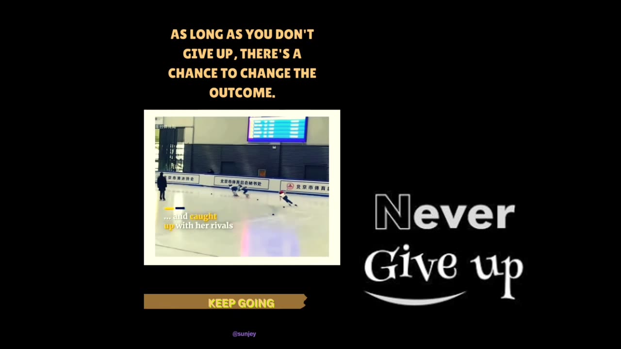 As long as you don't give up there is a chance to change the outcome