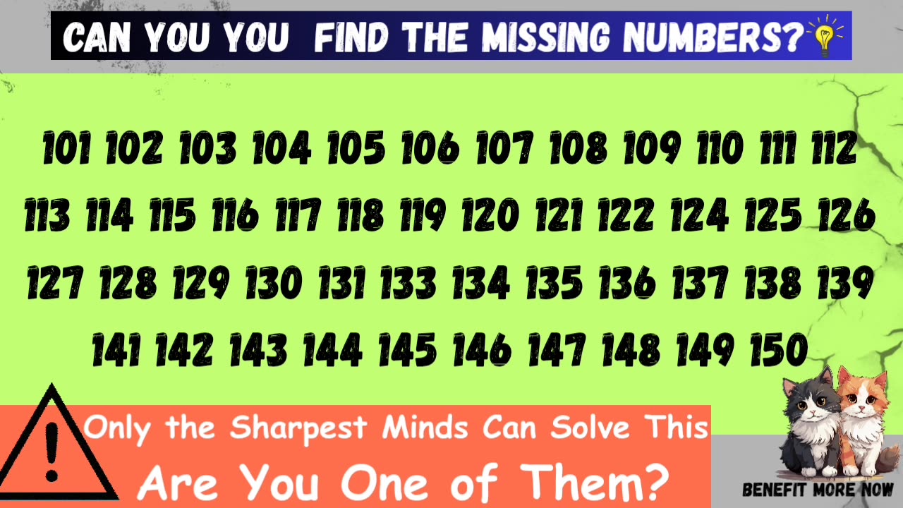 Can you find the missing numbers? (P.2) 🔢