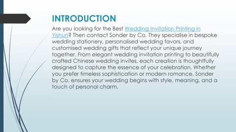 Best Wedding Invitation Printing in Yishun