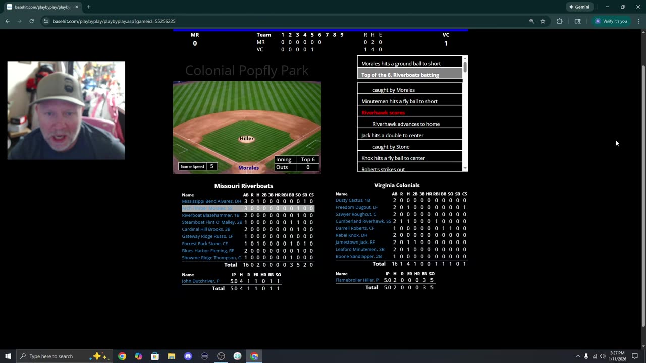 Gm. # 2 BOT World Series : Missouri vs. Virginia