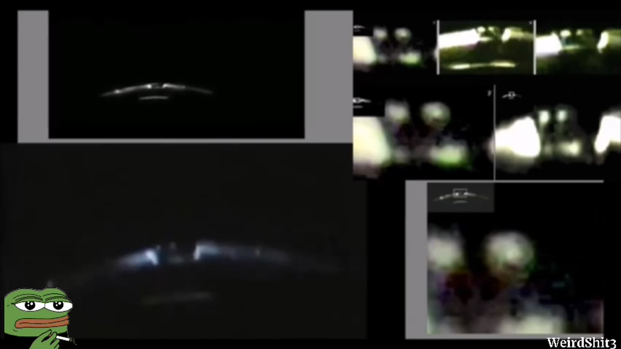 IN THIS FOOTAGE IN KUMBURGAZ TURKEY ALIENS CAN BE SEEN INSIDE A TRIANGLE CRAFT
