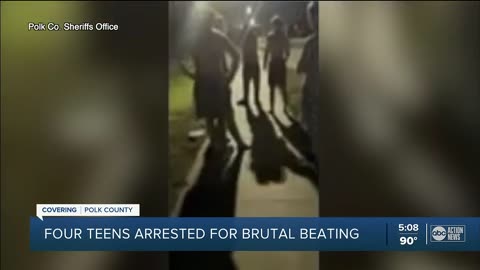 Very Sad Incident As, 4 teen suspects arrested for allegedly brutally beating a man in Mulberry.