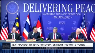 President Trump Participates in a Signing with the Prime Ministers of Cambodia and Thailand