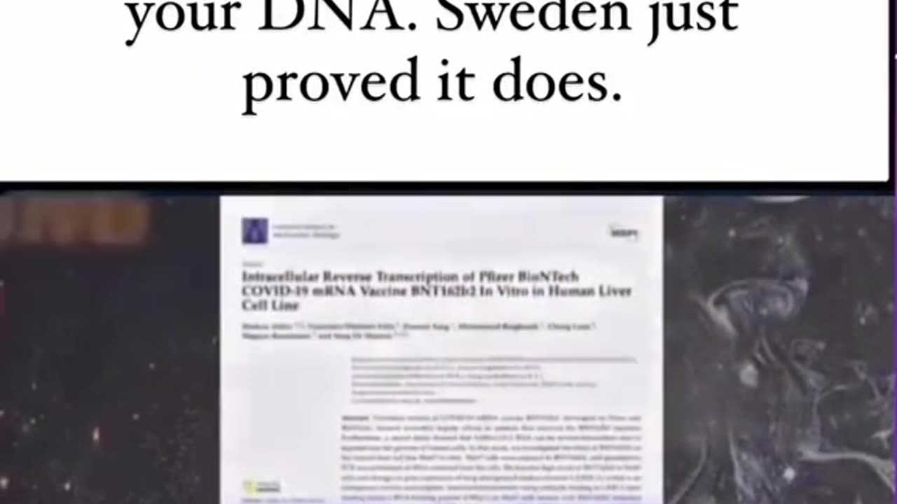 They said it wouldn't change your DNA