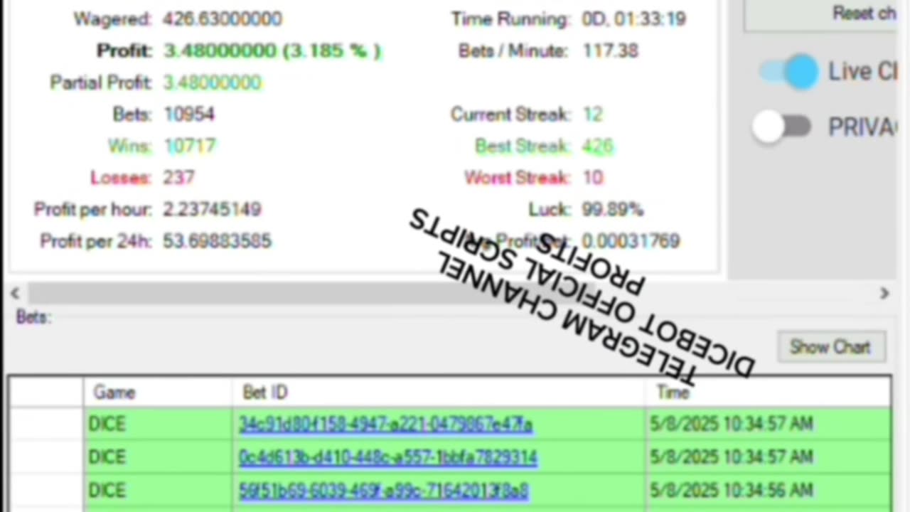 Insane $300 Profit in Minutes with Stake.us Dice Bot Strategy! [LIVE RESULTS]