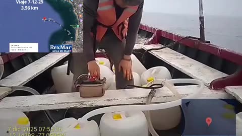 Viaje Completo de extracción de Agua de Mar RexMar Perú 🇵🇪 del 7-12-25 . Realizado a 3,56 km