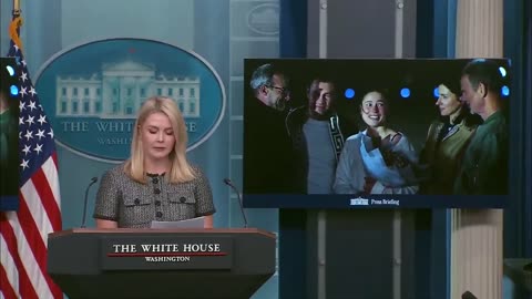 🚨🔥KAROLINE LEAVITT: "Last night, Ksenia Karelina arrived back safely in the United States..