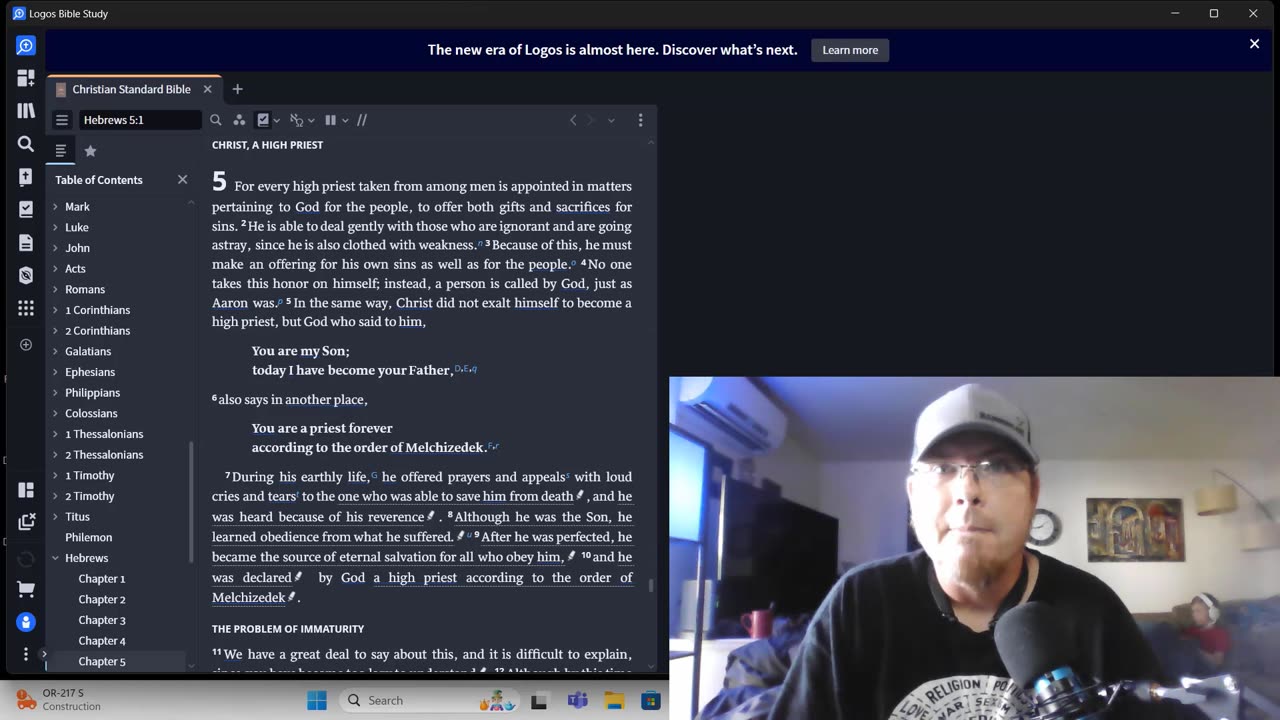 the earthly high priest [The Bride of Christ]