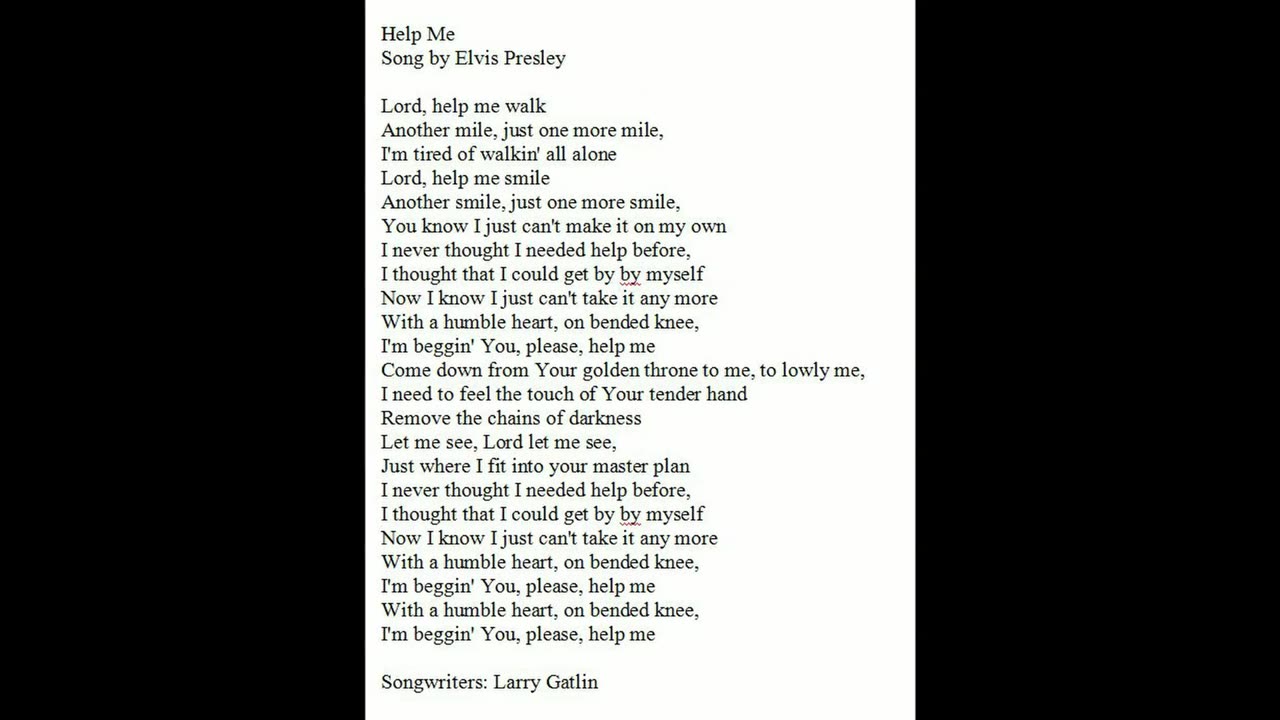 Help Me by SRM