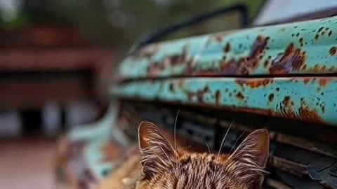 Catsy Love This Old Car