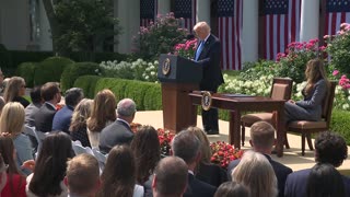 President Trump and the First Lady Participate in a Bill Signing, May 19, 2025
