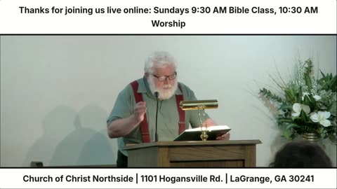 Northside LaGrange Church of Christ Live Stream for 6-29-25