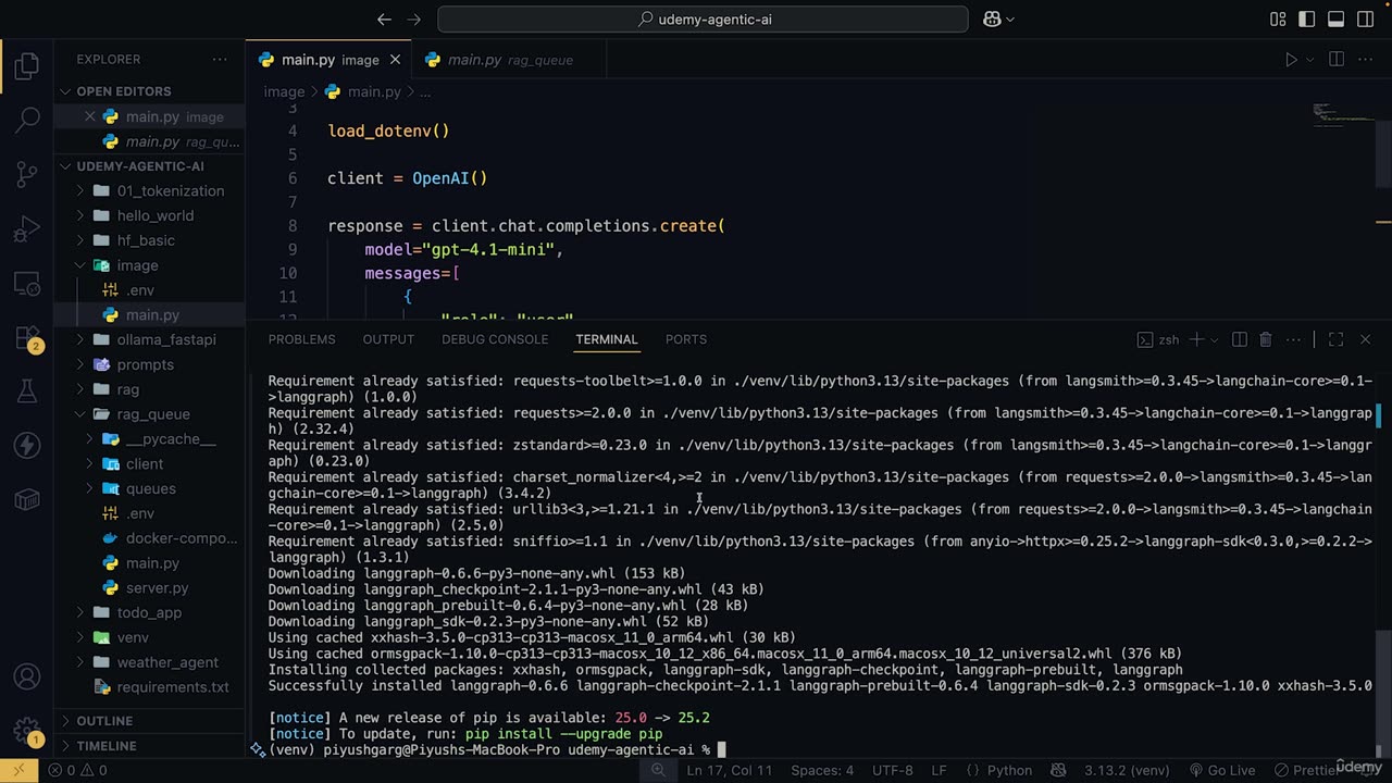 24.3 -Setting Up LangGraph – Installation and Environment Configuration