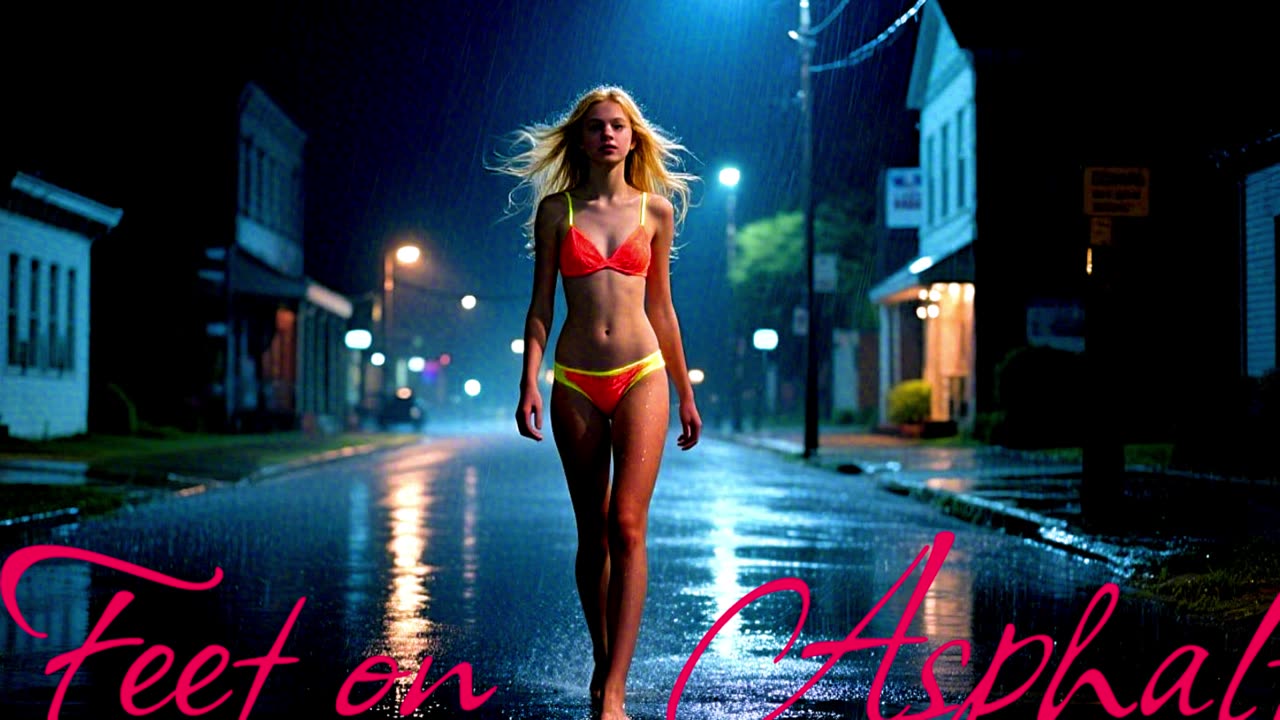 Electronic Music. Song Feet on Asphalt.