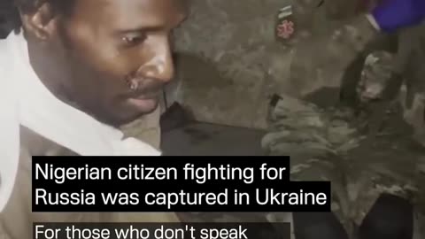 🤝⚔️ Ukraine Russia War | Nigerian Citizen Fighting for Russia Captured in Ukraine | RCF