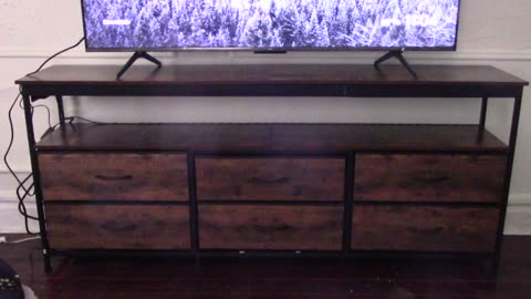 i want to share my new huuger wood tv stand on amazon