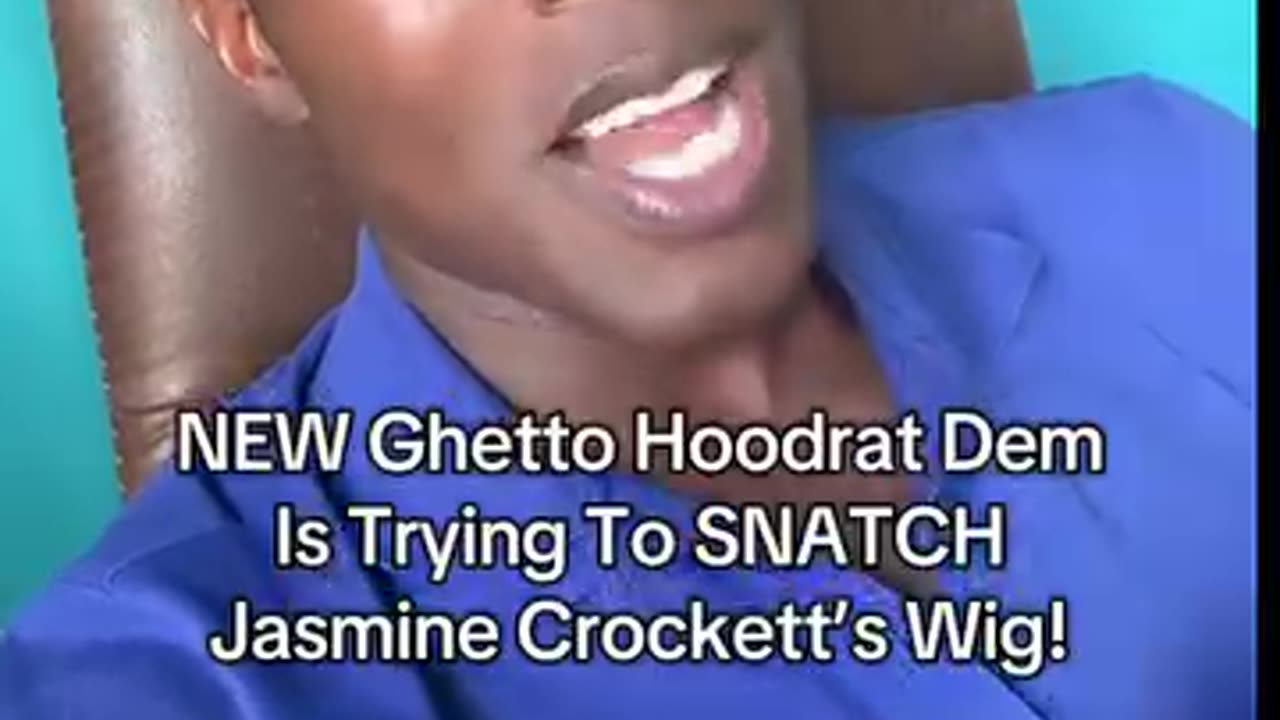 NEW Ghetto Hoodrat Dem Is Trying To SNATCH Jasmine Crockett's Wig!